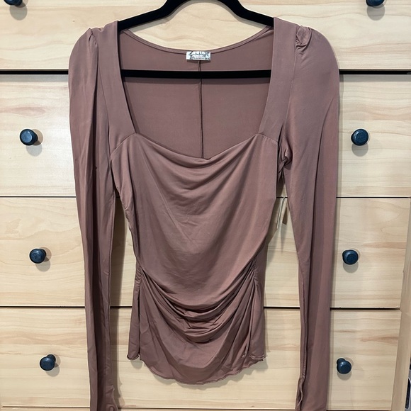 NWT Free People Women's Wind Down Layering Top, Strawberry Roan, S - Picture 3 of 5